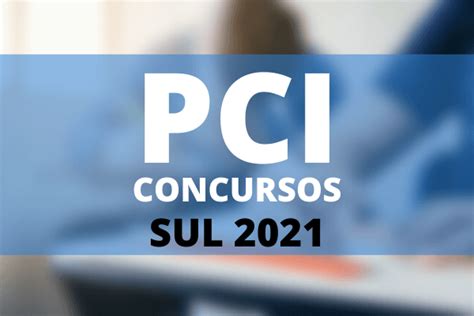 pci concursos 2021.